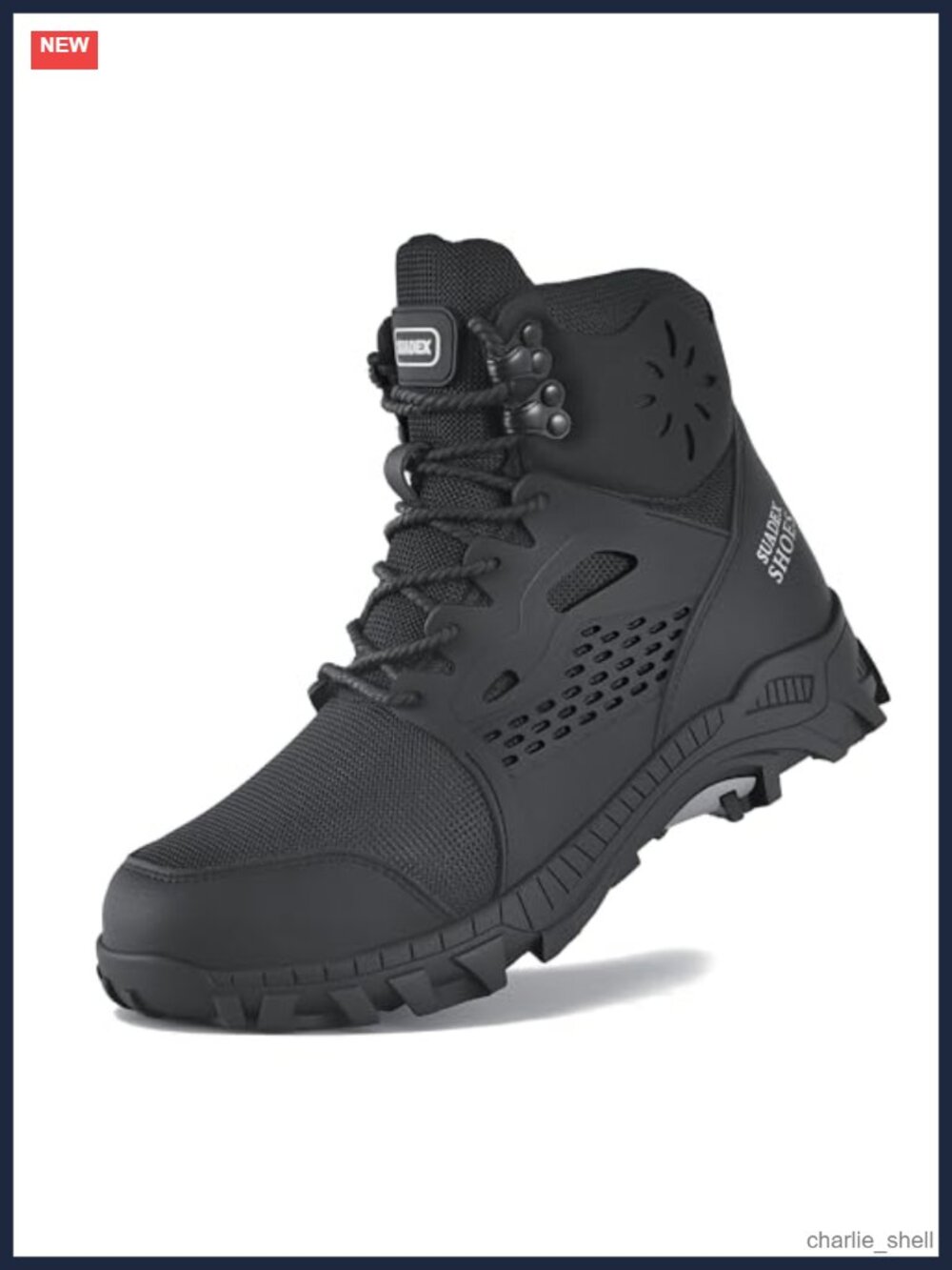 SUADEX Steel Toe Boots Waterproof Arch Support Work Safety Boots